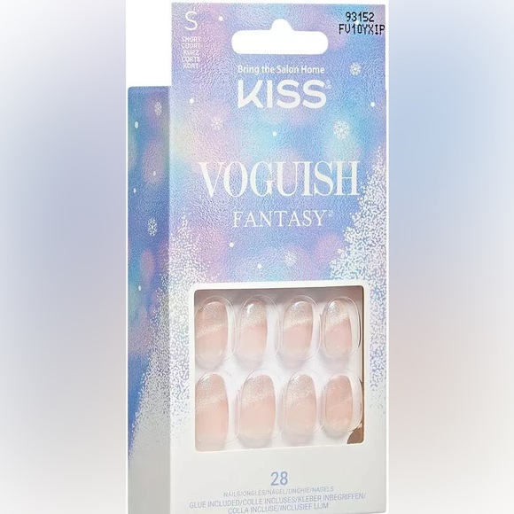 KISS Voguish Fantasy Press On Nails - Bundle of 3 Winter Press On Nails NIB - Picture 10 of 12
